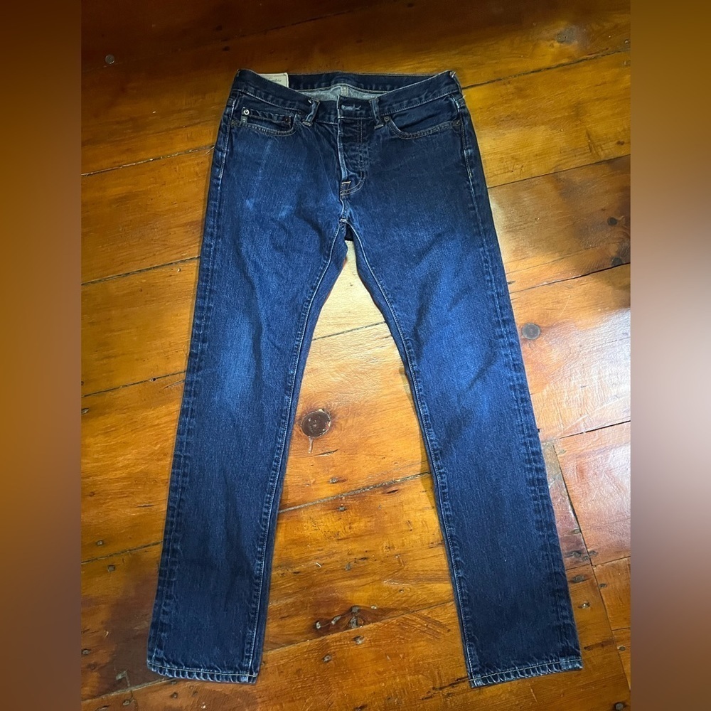 Abercrombie & fitch men’s 30x30 blue denim slim fit jeans EUC